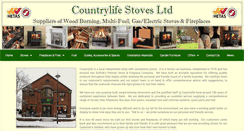 Desktop Screenshot of countrylifestoves.co.uk